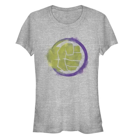 Juniors Womens Marvel Avengers: Endgame Smudged Hulk T-Shirt - image 1 of 3