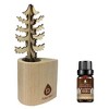 Pursonic 3D Tree Reed Difuser with 100%  Pure Peppermint Essential Oil - 3 of 4