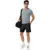 Anna-Kaci Active Men's Lightweight Crew Neck Short Sleeve Active T-Shirt with Breathable Stretch Fabric for Sports and Training - 4 of 4