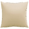 vidaXL Sofa Cushions 4 pcs Beige 23.6"x23.6" Fabric - 3 of 4
