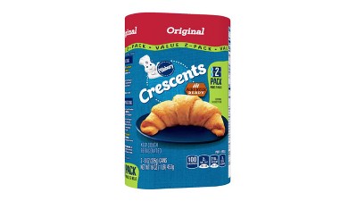 .com: Pillsbury Crescent Rolls, Original Refrigerated Canned Pastry  Dough, 8 Rolls, 8 oz : Grocery & Gourmet Food