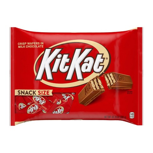 Kit Kat Milk Chocolate Snack Size Wafer Candy Bars - 10.78oz : Target