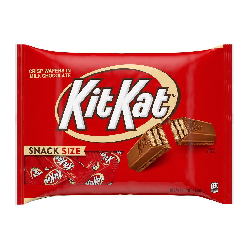 Kit Kat Milk Chocolate Snack Size Wafer Candy Bars - 10.78oz, 3 of 8