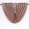 Kate Aurora Lux Living Complete 9 Piece Semi Sheer Rod Pocket Window Curtain & Valance Set - 3 of 4