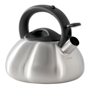 Hometrends 1.9 Liter Stainless Steel Whistling Kettle with Bakelite Handles - 1 of 4