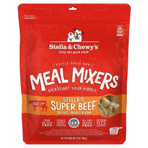 Stella & Chewy's Beef Flavor Freeze-Dried Mixers Dry Dog Food - 35oz - 1 of 4