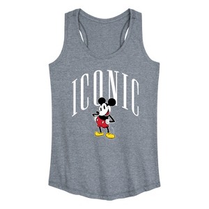 Women's - Disney - Iconic Mickey Graphic Racerback Tank - 1 of 4