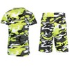 Galaxy By Harvic Men's Slim Fit  2-Piece Camo Short Sleeve Tee  And Shorts Set - 2 of 4