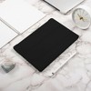 Insten - Tablet Case for iPad Air 3, Pro 10.5", Liquid Silicone, Frosted Back, Auto Sleep/Wake, Pencil Charging, Black - 3 of 4