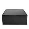 Lirago 4-Tier Multifunctional Bookshelf Coffee Table Black 36"H x 15"D x 36"W  Storage Organizer - 2 of 4