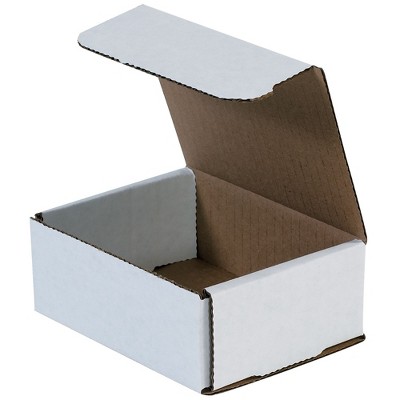 The Packaging Wholesalers 5 x 4 x 2 Corrugated Mailers 50/Bundle (M54 BSM542