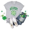 Simply Sage Market Women's Lucky Cheetah Shamrock St. Patrick's Day Short Sleeve Graphic Tee - 3 of 3