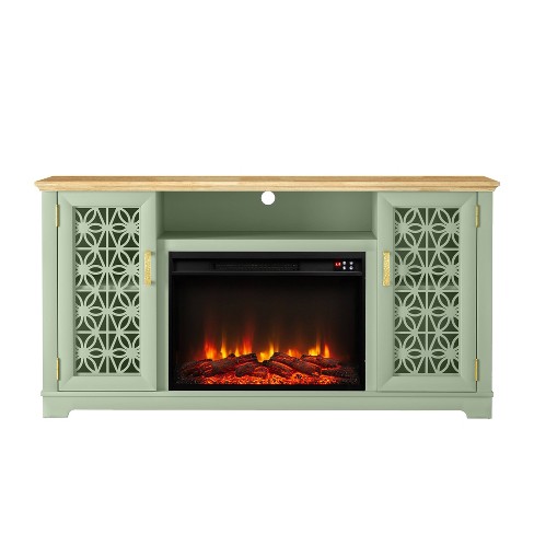 Target electric fireplace tv hot sale stand