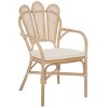 Maki Arm Chair - ACH4904 - White Washed/Ivory - Safavieh - 4 of 4