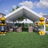 GDFStudio Reade Modern Metal and Polyethylene 20x32 FT Outdoor Party Canopy with 3 Storage Bags - 3 of 4