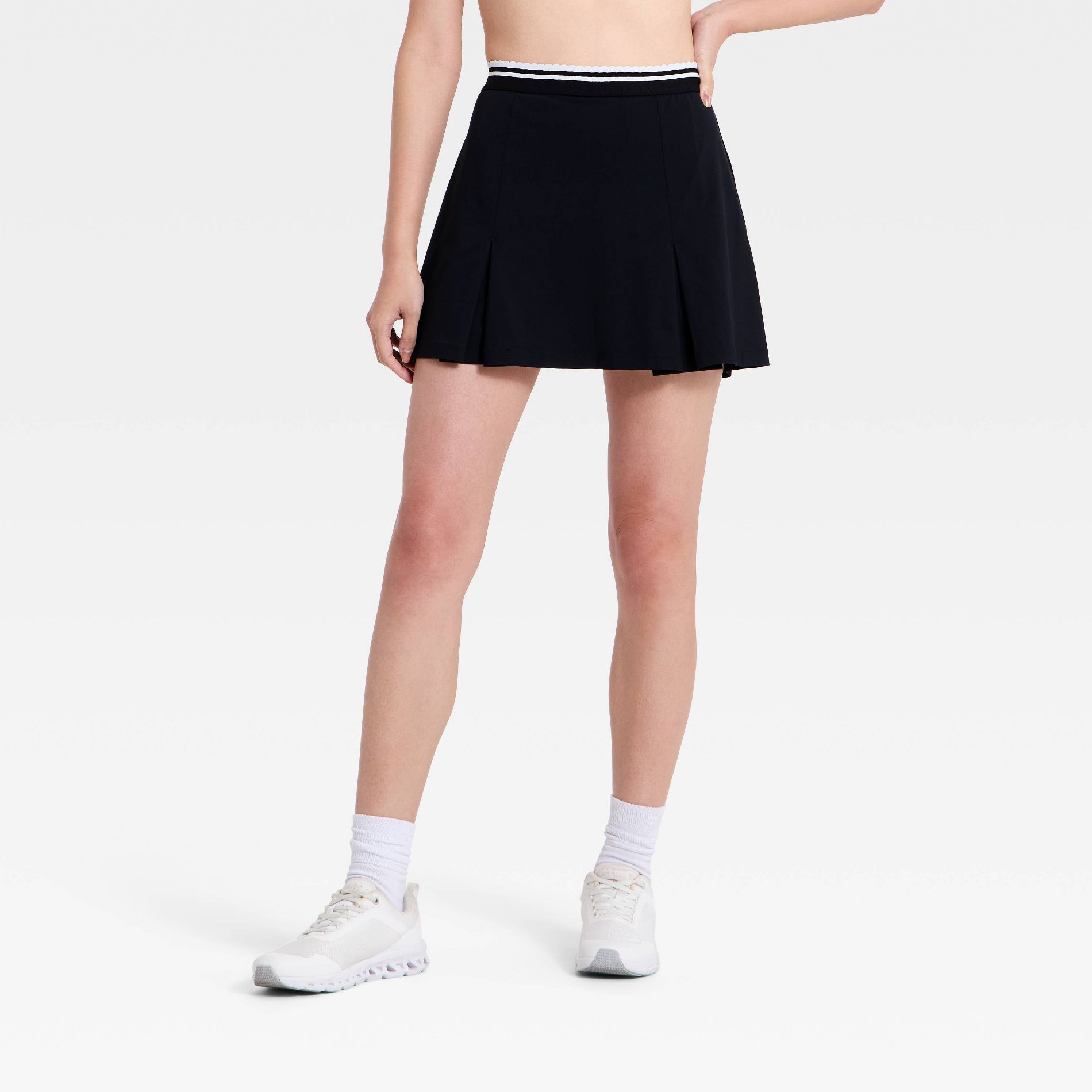 Women's Knit High-Rise Ruffle Trim Skort 14.75" - All In Motion™