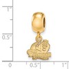 Black Bow Jewelry 14k Yellow Gold Plated Sterling Silver Old Dominion Monarchs NCAA Bead Charm - 2 of 4