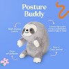 Lilly's Love Posture Pal - Posture Improvement for Men, Women & Kids - Ideal for the Office, School, Desk & Travel - Plush Stuffed Animal, Sloth - 4 of 4
