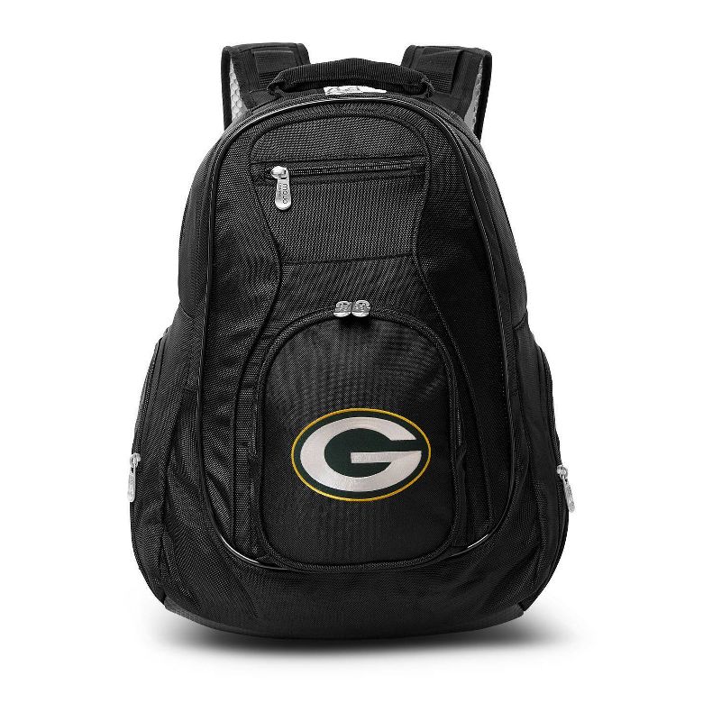 NFL Green Bay Packers Premium 19&#34; Laptop Backpack - Black, 1 of 2
