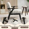PAGED Accent Chair Upholstered Living Room Chairs with Wood Frame, Comfy Chair for Living Room, Study - 3 of 4