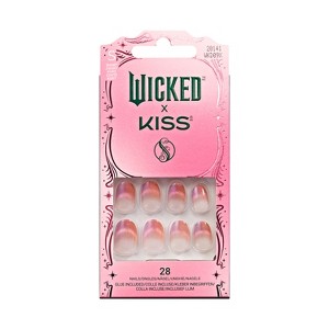 Wicked x KISS Products Fake Nails - Pink Perfection - 33ct - 1 of 4