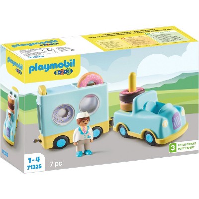 Playmobil 1.2.3 Doughnut Truck with Stacking and Sorting 71325
