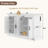 55‑75 Gallon Aquarium Stand with Power Outlets, 4 Cabinets Storage, Heavy Duty MDF Reptile Terrarium Stand, Turtle Tank Cabinet-Koiai - 4 of 4