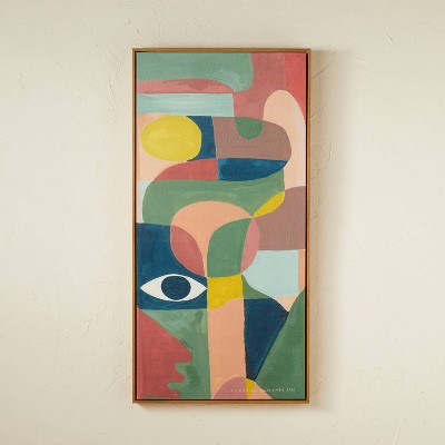 18" x 36" Curvy Framed Wall Art - Opalhouse™ designed with Jungalow™