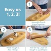 Unique Shaped Ravioli Molds (2 Pack) 2" Squares- Homemade Filled Pasta Maker- 2 Piece Tray & Press makes 3 Raviolis or Pastry at a Time, Easy to Use - 4 of 4