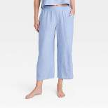 Women's Linen Cropped Pajama Pants - Stars Above™