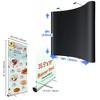 InstaHibit 10x8 Ft Pop Up Backdrop Booth Stand w/ 40"x79" Roll Up Banner Stand - 2 of 4