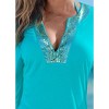 VENUS Womens Sequin Cover-Up Dress - 3 of 4