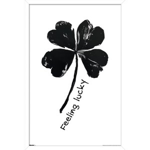 Trends International Reinders: Lucky - Feeling Lucky Framed Wall Poster Prints - 1 of 4