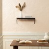 MH London Venice 24" Wall Mounted Shelves Mango Wood & Iron - 4 of 4