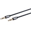 Monoprice Audio Cable - 15 Feet - Black | Auxiliary 3.5mm TRS Audio Cable, Slim Design Durable Gold Plated - Onyx Series - image 2 of 4