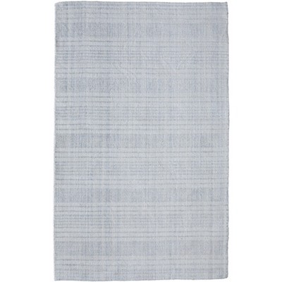 Highview Modern Stripes Ivory/Blue Area Rug