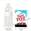 Big Dot of Happiness Let's Go Racing - Racecar - Baby Shower or Race Car Birthday Party Thank You Cards (8 count) - 3 of 4