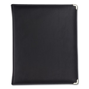 Samsill Classic Collection Zipper Ring Binder, 3 Rings, 1.5" Capacity, 11 x 8.5, Black - 1 of 4