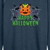 Women's - Pokémon - Happy Halloween Lightweight French Terry Wide Neck Long Sleeve Shirt - 2 of 4