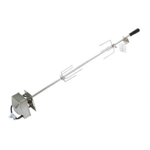 Spire 32" Stainless Steel Rotisserie  Grill Cookware Set & Motor Silver - 1 of 4