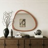 VYNXARIA Decorative Wall Mirrors - 45 Inch Asymmetrical Wooden Framed Mirror for Living Room, Bedroom, Bathroom - 3 of 4