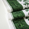 Slickblue 100% Cotton Shamrock Tea Towel – Irish Green Clover Print for Kitchen or Gifting - 3 of 3