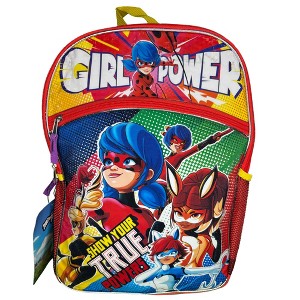 Disney Miraculous Girl Power Ladybug 16" Backpack, Show Your True Power for Girls - 1 of 4