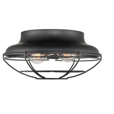 Millennium Lighting Neo-Industrial 2 - Light Flush Mount in  Matte Black