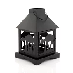 Seven20 Star Wars Black Stamped Lantern | Imperial AT-AT Walker | 12 Inches Tall
