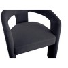 Sapphtopaz Modern Dining Chairs Set of 2, Side Accent Chairs Kitchen Chairs with Curved Back for Dining Room, Kitchen - 2 of 4