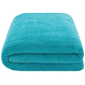 American Soft Linen 100% Cotton Turkish Oversized Bath Towel Sheet, 40x80 inches Extra Large Bath Towel Sheet - 1 of 4