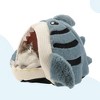 Unique Bargains Cat Bed Cave Small Light Blue 1 Pc - 3 of 4