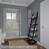 Hastings Home Leaning Ladder Bookcase, Black - 3 of 4