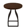 HomePop Lindsay Metal Base Accent Table - image 3 of 4